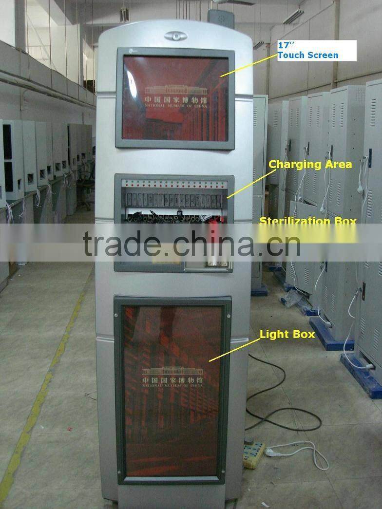 Cell phone charging lockers