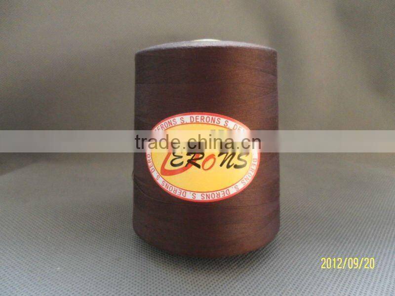 100% spun polyester sewing thread