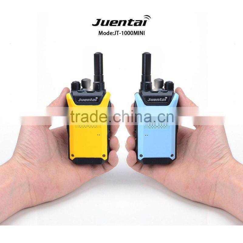 JUENTAI JT-1000mini UHF 400-480mhz 16CH 3w With CTCSS/DCS and 1750hz Call Tone and DTMF FSR Handheld Transceiver