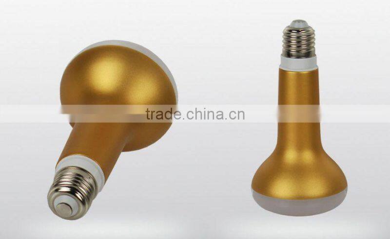 2014 new products on market art deco table bulb lamp 7W gold color E27/E26 replacement bulbs led par light