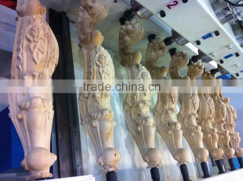 DSP control system 4 axis wood cnc router for engraving 3D design