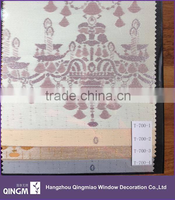 Roller Type and Horizontal Pattern Polyester Material Window Decor Zebra Blinds