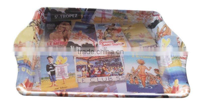 CMYK offset printing mini tin tray