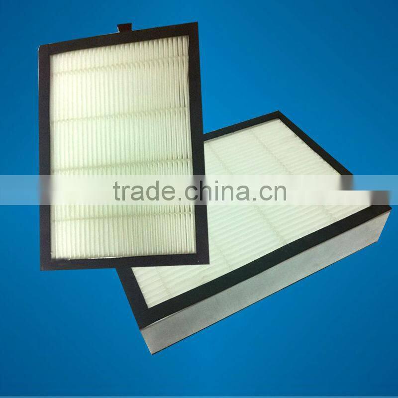 Filtration dust reduction filter