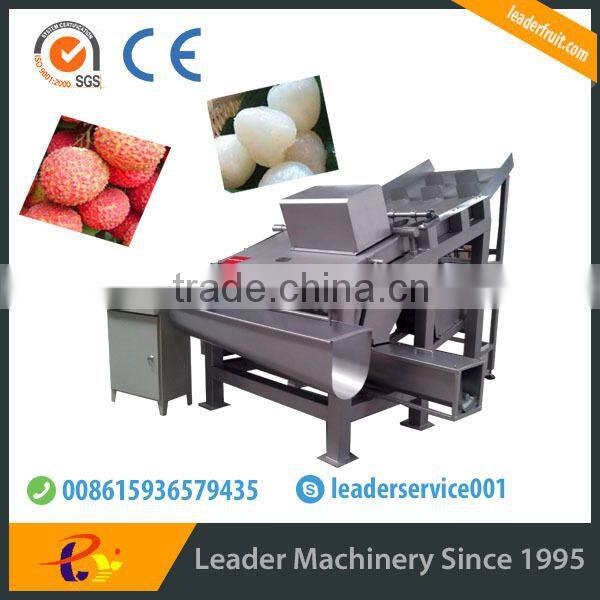 Leader excellent performance and popular litchi skin peeling equipment