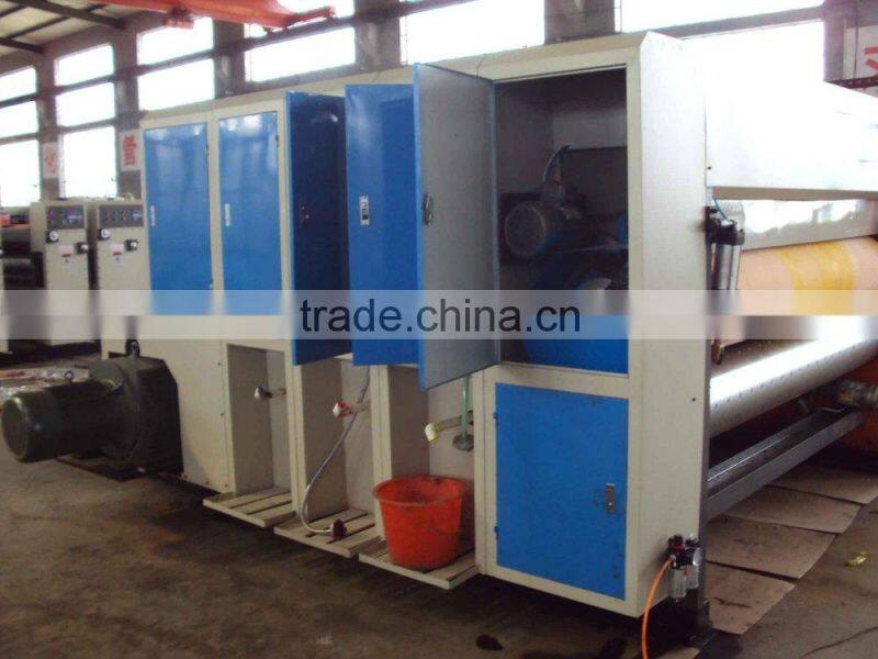 high speed flexo printing & slotting & rotary die cutting machine packaging machine