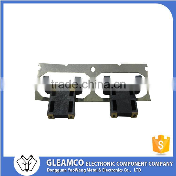 OEM Metal PCB connector with plastic injection