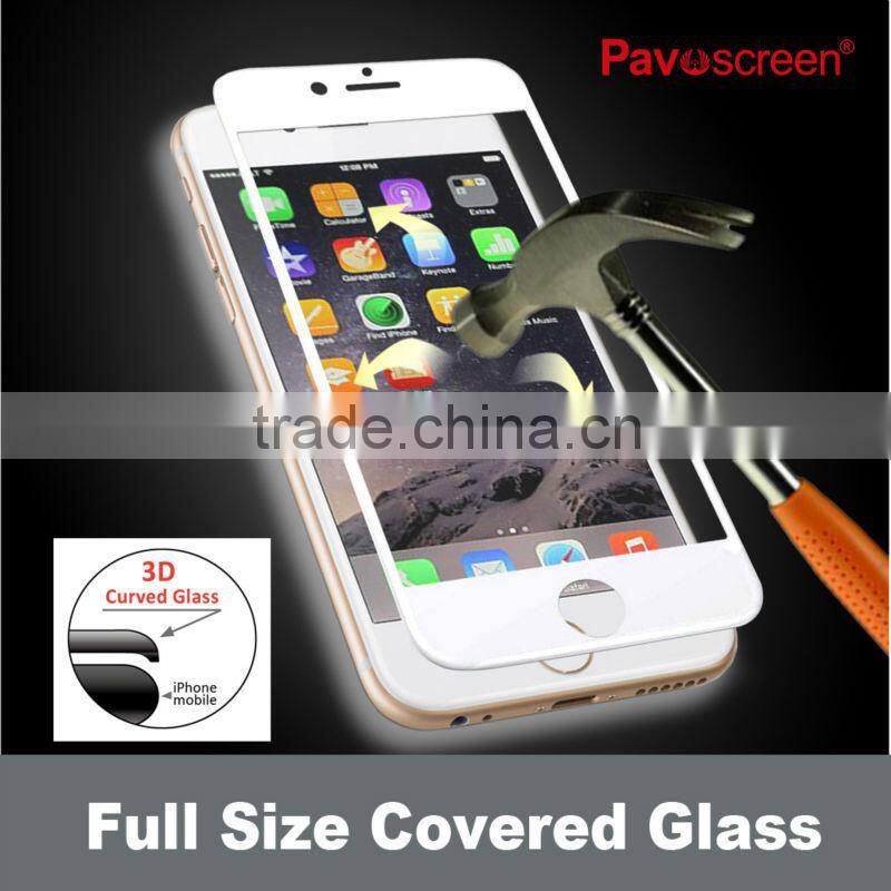 Anti-scratch and Anti-fingerprint glass screen protector for iphone 6 series ,pavoscreen tempered screen protector