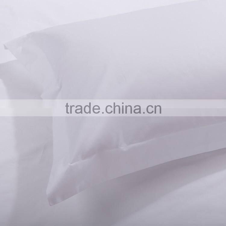 100% Cotton plaid wholesale Hotel white pillowcases