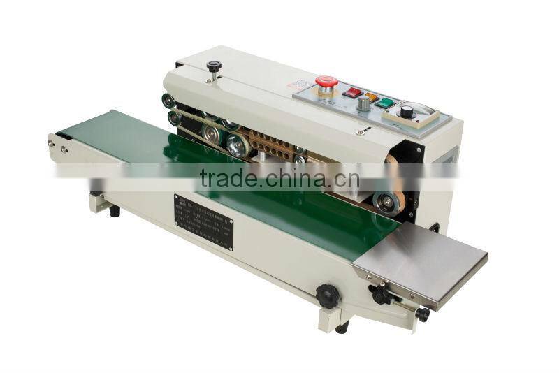 Continuous sealing machine for tea bag seal