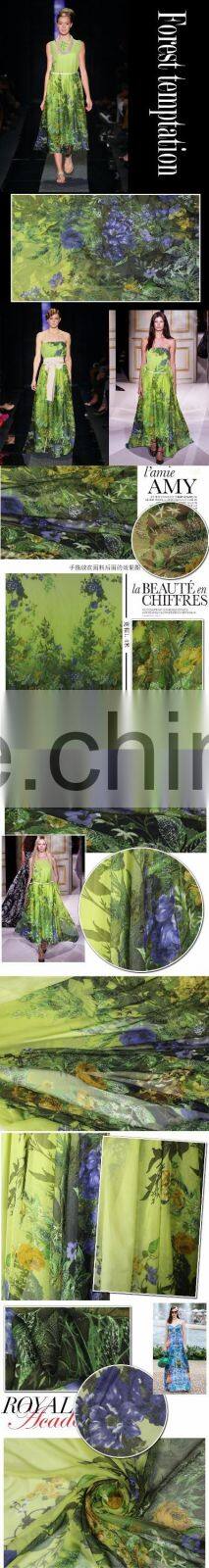 wholesale 30D silk cheap chiffon fabric for dress, scarf