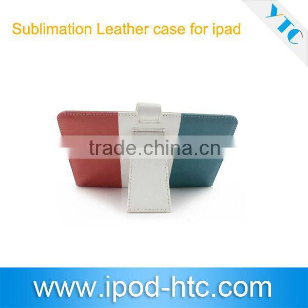 Sublimation PU Leather case for Tablet pc, sublimation Wallet case