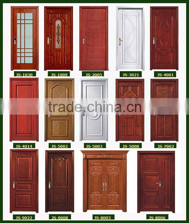 Pre-hung security lock engineered wood amenities hotel door design price