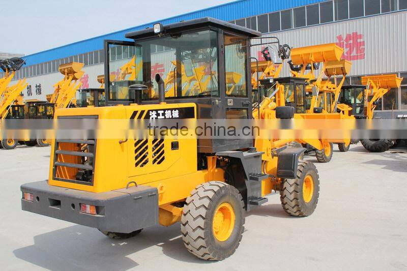 China compact mini wheel loader zl20, 2 tons mini wheel loader for sale