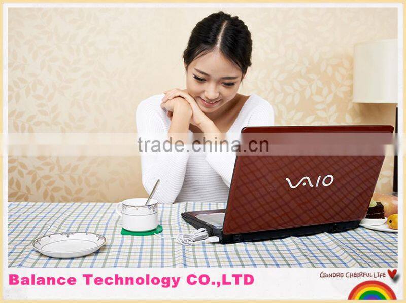 Hot USB heat warmer/cup mat/coffe coaster/vacuum cup pvc coaster