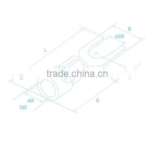 SV insulated fork cable c crimp terminal connector