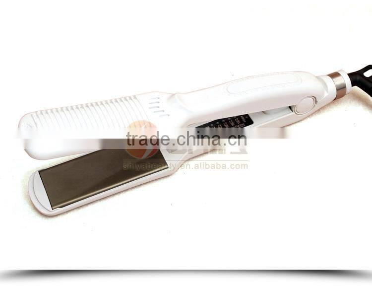 Professional 2 in 1 hair straightener flat iron and curling irons LED display 2.5 meter 360 power cord SY-891