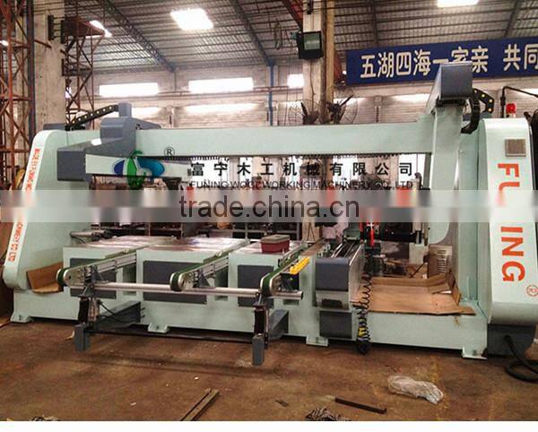 plywood sliding table saw automatic edge saw for woodworking door four-sides cutting saw machine