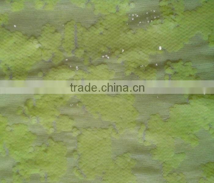 High quality sequined embroidery lace fabric for sale