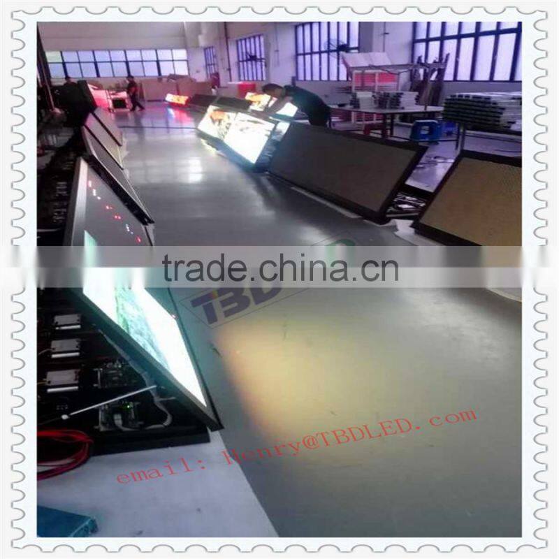 outdoor RGB P5 super bright LED taxi display screen with double-faced