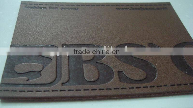 eco-friendly cheap real leather patch