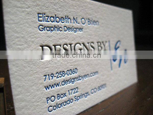 Custom business card, embossed business card,business card printing