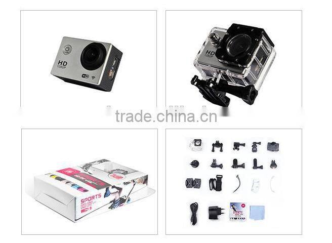 2015 New sport DV Waterproof sport recorder DV action camera 1080P sport vedio camera