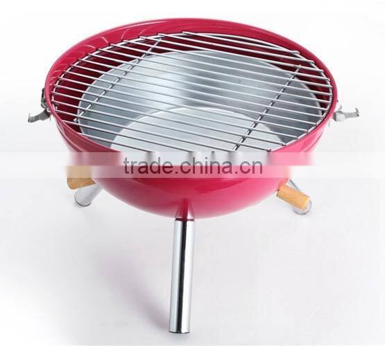 Outdoor camping charcoal egg shaped bbq grill