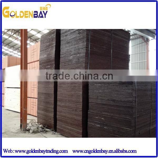 Poplar core film faced shuttering plywood