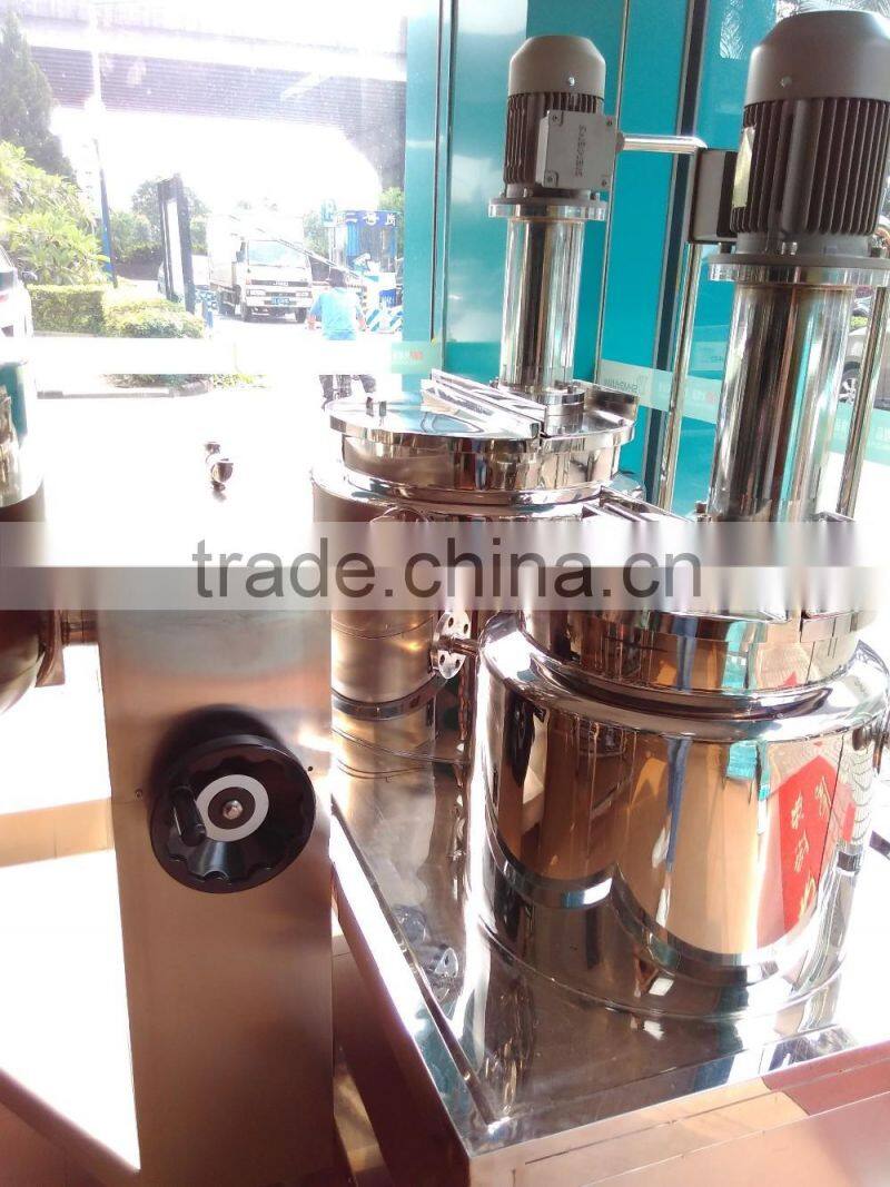 Factory supply price of stainless steel vacuum emulsifying mixer for cosmetic/ cream