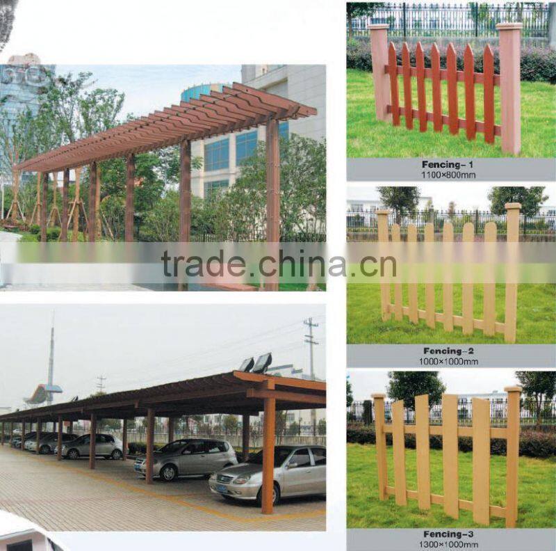 Landscape Construction WPC Wood Plastic Fence/Rail Extrusion Mold