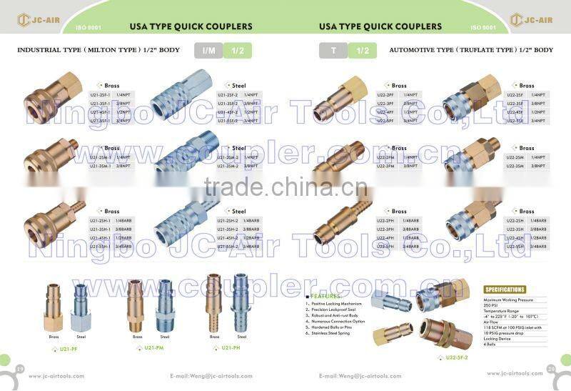 USA Type Air Quick Coupler,Industrial Type
