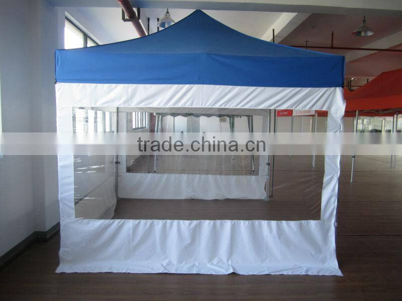 instant shelter for promotional events with pvc windows