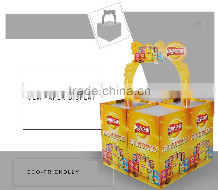 Full Color Printing Counter Display Cases , Paper Card Board Display Boxes