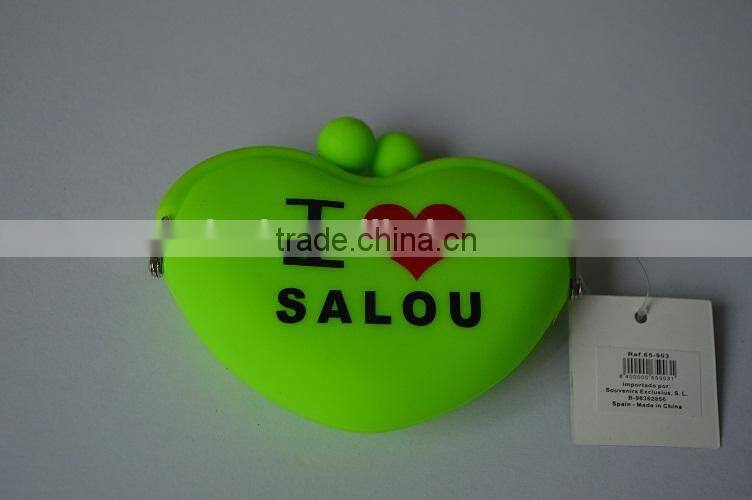 Heart Shaped Silicone Rubber Purse