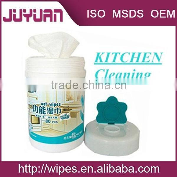 private logo homecare cleaning no alcohol kitchen wet wipes