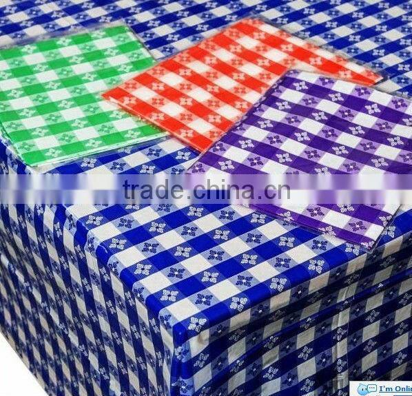 colorful pvc printed tablecloth