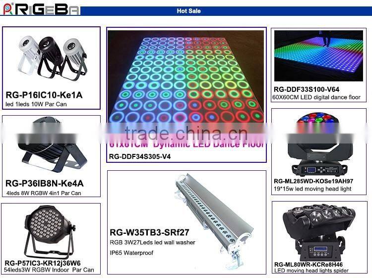 Sales promotion in July! Guangzhou hot selling 8Leds 3W RGBW 4IN1 LED Eight Eyes effect light