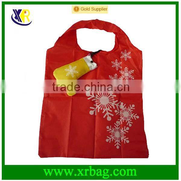 Folding Polyester Shopping Bag for Promotional Gifts
