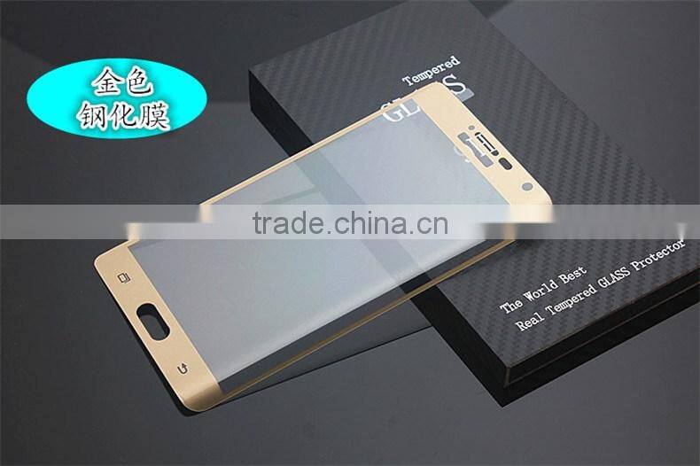 High Quality 3D Hot Curved Tempered Glass Screen Protector For Samsung Galaxy Note Edge