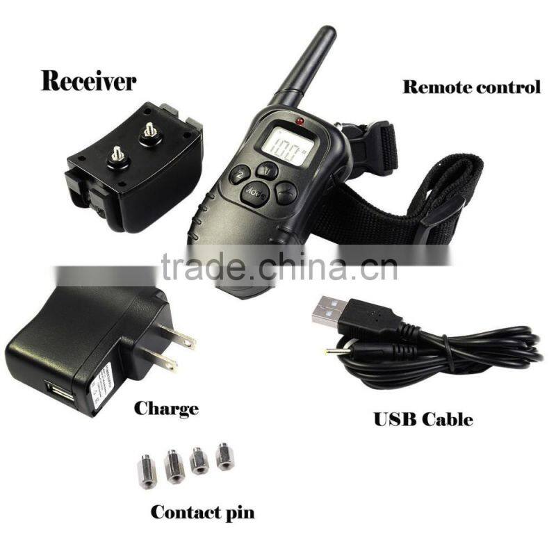 A-bomb 330 Yards Pet Remote Training E-Collar Rechargeable and Waterproof 1 Pet Dog Training Collar