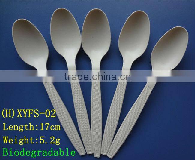 Biodegradable starch-based plastic heavy weight spoons:XYFS-02
