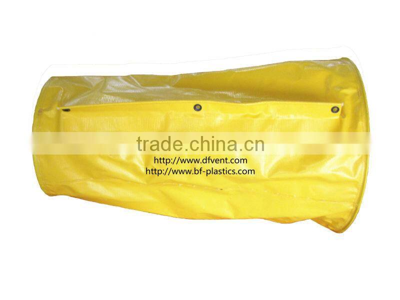 Fire proof tunnel ventilation reducing air duct