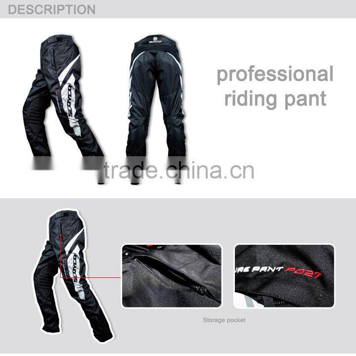 motorcycle pant ,CE knee protector , riding pant ,mesh linning p027