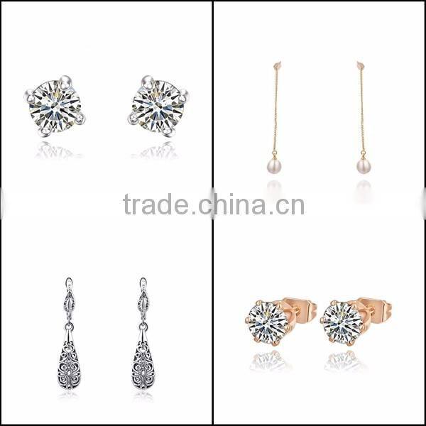 In stock Fashion Lady Earring New Design Wholesale High quality Jewelry SWE0015