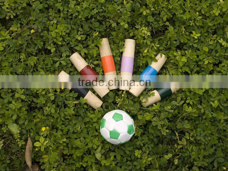 KIDS OUTDOOR TOYS WOOD TOYS EDUCATIONAL FOOTBALL SOCCER