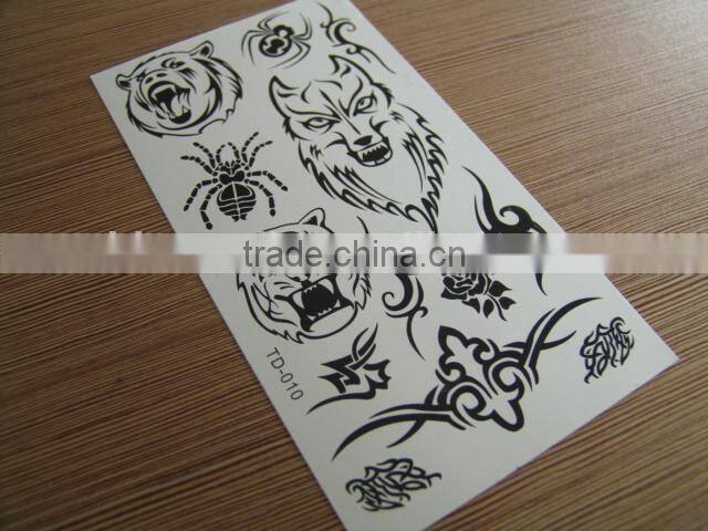 DIY product body tattoo sticker,body temporary tattoo sticker