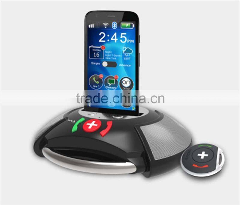 Bluetooth4.0 emergency call dual track high DB NFC speaker base
