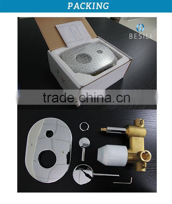 wall mounted brass bath shower mixer diverter