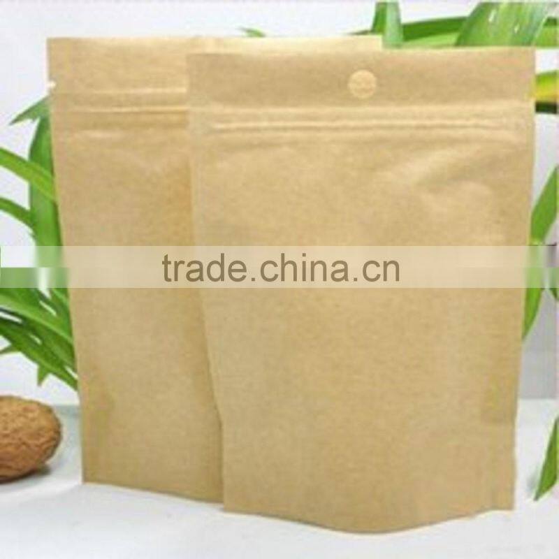paper bag food grade PE coated snacks packaging